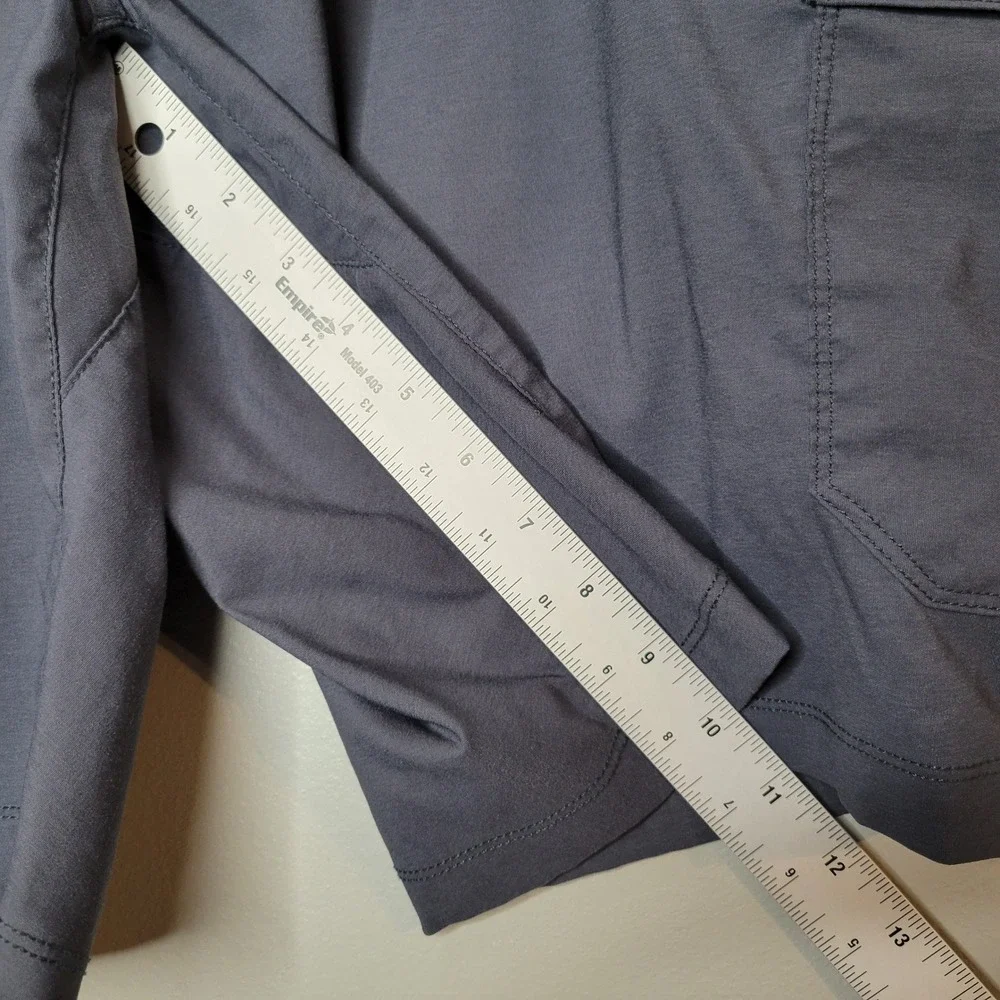 Duluth Trading Dry On The Fly Cargo Shorts Gray Women 20W Hiking Outdoor Utility